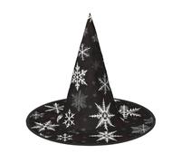 PUYhgb Supernatural Symbols Black Print Halloween Hat, Lightweight For Halloween Party/Carnival, One Size Fits Most