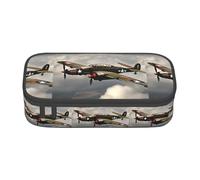 PUYhgb World War 2 Aircraft Airplane 2-Standard-Scale-2_00x Print Multi Functional Large Capacity Pencil Case for Easy Stationery Storage