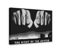 puyoo The Night of The Hunter Movie Canvas Poster Wall Art Decor Print Picture Paintings for Living Room Bedroom Decoration Frame-style 20x30inch(50x75cm)