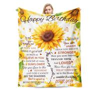PUYTG Gifts for Daughters Adult, Daughter Birthday Blanket Gifts From Mum Dad, Creative Gift for Birthday Christmas Teacher's Day Throw Blanket 60"X 50"