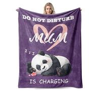 PUYTG Mum Birthday Gifts from Daughter/Son, Soft Cute Flannel Throw Blanket 60x50 Inches, Christmas Thanksgiving Valentine's Day Anniversary Presents for Mum