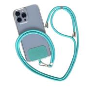 puyu zhe Universal Detachable Mobile Phones Crossbody Neck Cord Strap With Keychain And Patch,Adjustable Lanyard Compatible For Most Smartphones(Mint Green)