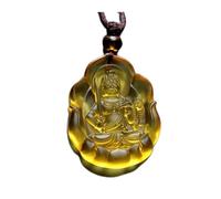 PUYUNA 1Pcs Buddha Pendant Medicine/Amitābha/Tathagata/Thousand Handed Avalokitesvara/Bodhisattva Statue Necklace Amulet Blessed Glass(#6)
