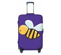 puywfdv Cartoon Bee Print Elastic Luggage Protection Cover, Fully Printed, Bright Colors, Zipper Design