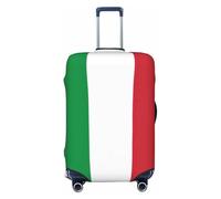 puywfdv Italian Flag Print Elastic Luggage Protection Cover, Fully Printed, Bright Colors, Zipper Design