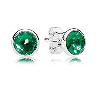 PUYYDS Authtntic 925 Sterling Silver Earring Birthday Gifts Twelve Months Droplets Studs Pandora Earrings For Women Jewelry Gift