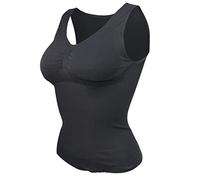 PUYYDS Women Shaper Slim Up Lift Plus Size Bra Tank Top Body Shaper Removable Shaper Underwear Slimming Vest Corset Shapewear