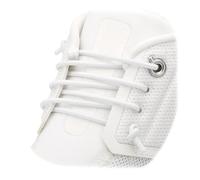 Puzeam 2 Pairs Elastic No Tie Shoe Laces for ON Cloud Trainers 5 & 6 No Tie Shoelaces for adults 3mm Round Stretchy Bungee Replacements Running & Training(White, 28 Inches)