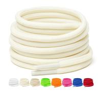 Puzeam 2 Pairs Work Boot Laces Round Heavy Duty Shoe Laces for Hiking Shoes | 4mm Strong Shoelaces for Trainers and Athletic Shoes, tightly woven to stay tied, 6 sizes and 16 colours