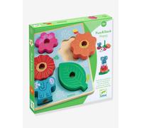 Puzz & Stack Happy - Shape-Sorting Puzzle & Stacking Game - DJECO multicoloured