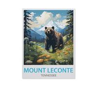 Puzzel Für Erwachsene Jigsaw Puzzle 1000，Mount Leconte Tennessee，DIY Papier puzzle Einzigartiges Geschenk Wohnkultur Stil（38x26cm）-BF64