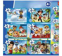 Trefl Paw Patrol: The Brave Paw Patrol Team - 10-in-1 10 Puzzles, 20 to 48 Pieces - Colourful Puzzles with the Cartoon Characters, Various Levels of Difficulty for Children from 4 Years