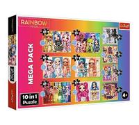 Puzzle 10-In-1 Fashion Doll Collection Trefl Puzzle Top