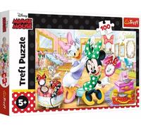 Puzzle 100 elementów. Minnie w salonie kosmetycznym - Trefl