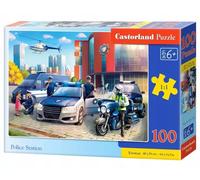 Puzzle 100 elementów. Police Station - Castorland