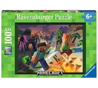 Puzzle 100 elementów XXL. Monster Minecraft - Ravensburger