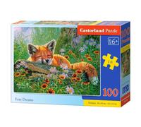 Jigsaw Puzzle 100 Foxy Dreams CASTOR