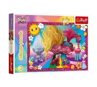Puzzle 100 Glitter Sparkling Trolls Trefl Puzzle Top