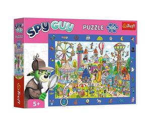 Puzzle 100 Observational - Spy Guy Town Trefl Puzzle Top