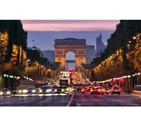 Puzzle 100 pieces Champs Elysees and Arc De Triomphe in Paris 45.5x35.5CM
