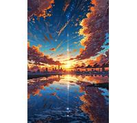 Puzzle 100 pieces for Adults Lake Sunrise, Puzzles for Adults, Fun & Challenging 100 Piece Jigsaw Puzzles Gift for Adults & Families