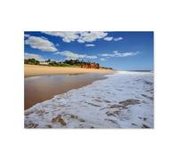 puzzle 1000,A beach on the Algarve near Quarteira,Jigsaw puzzle for for adults teens and challenge educational-Paper(38x26cm)-AO55
