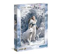Clementoni Jigsaw Puzzle 1000 pieces Anne Stokes Winter Guardians, Compact box, Puzzle for Adults 14-99 Years, Made in Italy, 39957
