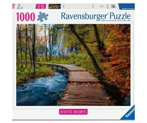 Puzzle 1000 Autumnal Wooden Trail Ravensburger Puzzle Top