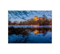 puzzle 1000，Ballenstedt Castle in the evening，Jigsaw puzzle for for adults teens and challenge educational-wooden（75x50cm）-AV72
