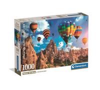 Clementoni - 39988 Jigsaw Puzzle 1000 Pieces for Adults and Teenagers, Collection, Hot Air Balloon Theme in Cappadocia, with Poster Included, Compact Box, Gift Idea for Men and Women, Made in Italy,