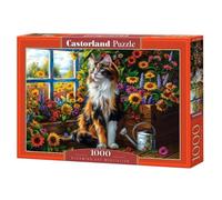 Puzzle 1000 Blooming Cat Meditation Castorland Puzzle Top