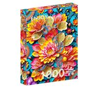 Puzzle 1000 Colorful Water Lilies Enjoy