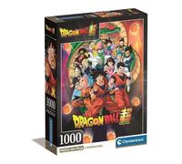 Clementoni - 39919 1000 Piece Puzzle for Adults and Teenagers, Dragon Ball Illustration, Gift Idea, Compact Box, Made in Italy, 50 x 70 cm, Poster Included