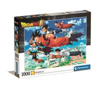 Clementoni - 39955 Jigsaw Puzzle 1000 Pieces for Adults and Teenagers, Special Series, Anime Dragonball Theme, Compact Box with Poster Included, Gift Idea for Men and Women, Made in Italy, 70 x 50 cm,
