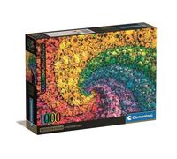 Clementoni 39779 ColorBoom Collection-Whirl-1000 Pieces-Adult, Color, Puzzle Gradient, Made in Italy, Multi-Coloured