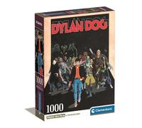 Clementoni - 39818 Jigsaw Puzzle 1000 Pieces Comics for Adults and Teenagers, Illustration Dylan Dog with Poster Included, Special Series, Gift Idea for Men and Women, Made in Italy, 50 x 70 cm, 39818