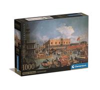 Clementoni - 39792 - Museum Collection Canaletto, "The Return Of The Bucentaur at the Molo on Ascension Day" - Jigsaw Puzzle 1000 Pieces, Jigsaw Puzzle For Adults - Made In Italy
