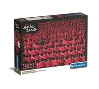 Clementoni 1000-Piece Jigsaw Puzzle Impossible Squid Game - Poster Included, Adults 14-99, Modern Style, 1 Puzzle, 1000 Pieces, 1 Set, 1 Item, 70 x 50 cm, Wood Material, Made In Italy