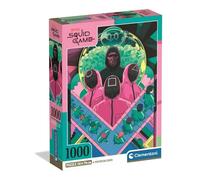Clementoni Jigsaw Puzzle Collection - Squid Game 2, 1000 Pieces - Compact Box, Poster Included, Puzzle For Adults 14-99 Years, Gift For Men/Women, Made In Italy, 39901