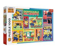 Trefl Puzzle – Despicable Me 4: Gru & the Minions 'Under Cover' – Colorful Collage, 12+