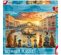 Puzzle 1000 Dogs In Venice / Italy Schmidt