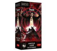 Trefl Premium Plus Quality - Hall of Horror Puzzle: Dracula - 1,000 Pieces, a Series Full of Horror and Dark Atmosphere, Perfect Matching Pieces, for Adults and Children from 14 Years