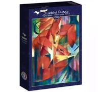 Puzzle 1000 elementów. Czerwone lisy, Franz Marc, 1913 - Bluebird