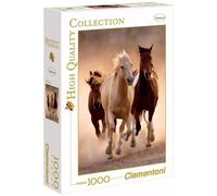 Puzzle 1000 elementów. High Quality High Quality Collection. Konie - Clementoni