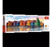 Puzzle 1000 elementów Panorama. Groningen, Holandia - Trefl