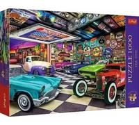 Puzzle 1000 elementów. Premium Plus. Tea Time. Garaż kolekcjonera samochodów...