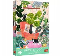 Puzzle 1000 elementów. Premium Plus. The Art of Colour. Nie ma to jak w domu...