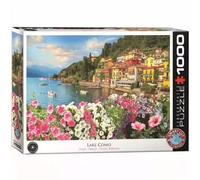 Puzzle 1000 elementów. Włochy, Jezioro Como - Eurographics