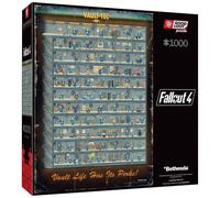 Good Loot | Fallout 4 Perk Poster 1000 Pcs Puzzle | Puzzle, Fallout 4 Graphics, 1000 Pieces, With Poster And Cotton Bag, 68.3 X 48 Cm | 1+ Player