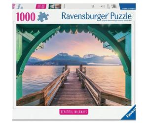 Puzzle 1000 Footbridge At Lac D'Annecy Ravensburger Puzzle Top